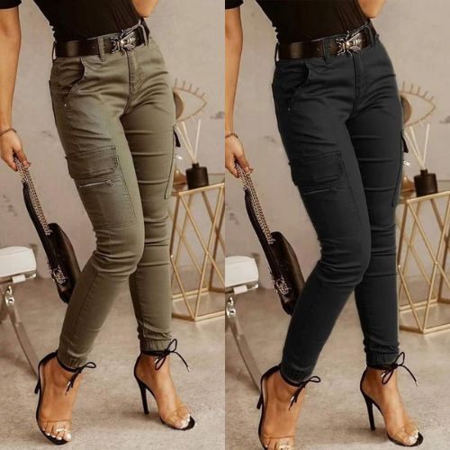 Dira - Ladies Cargo Jeans | 1+1 Free