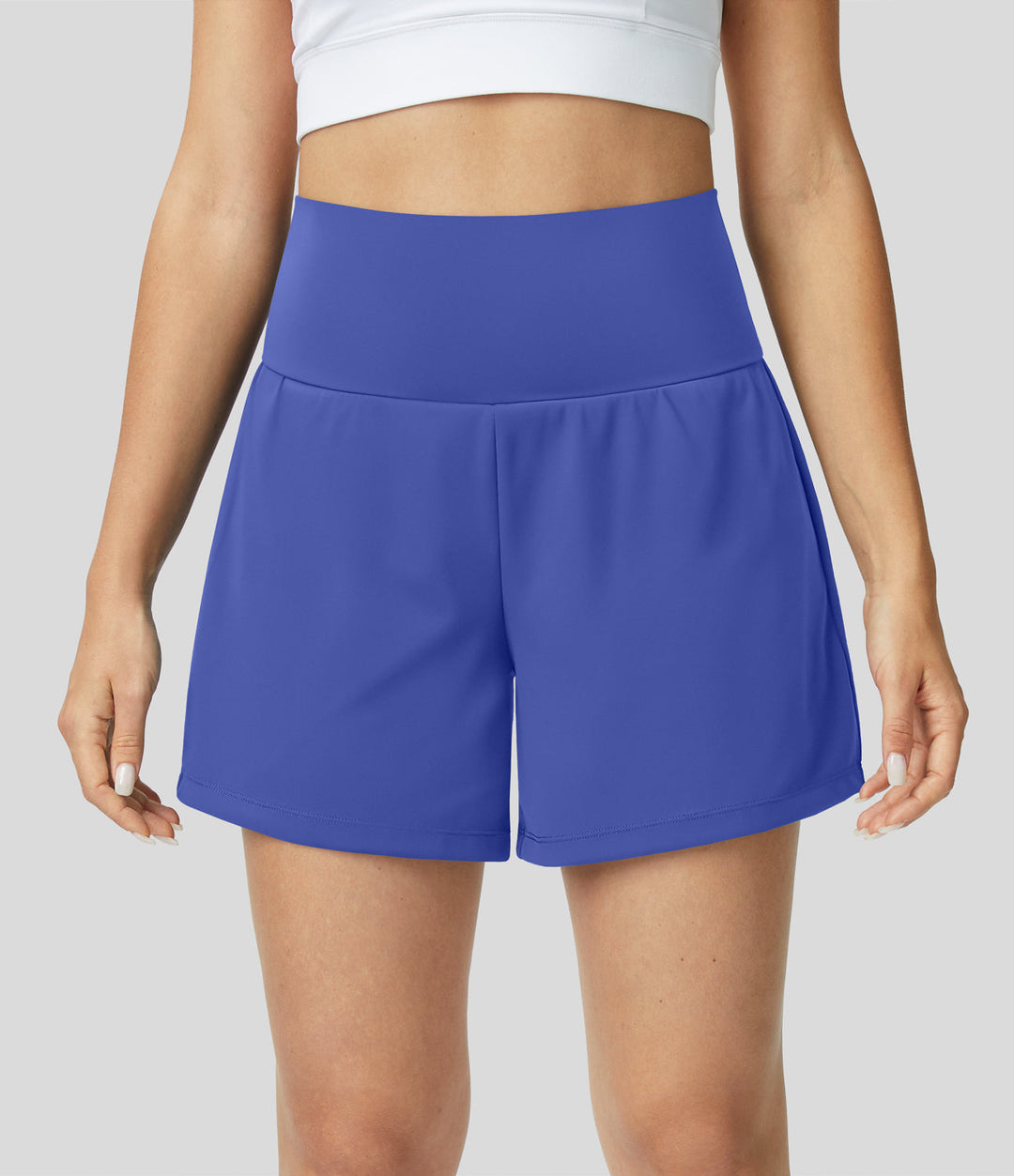 Hiliri™ | 2-in-1 yoga shorts with high waist, back pocket and side pocket