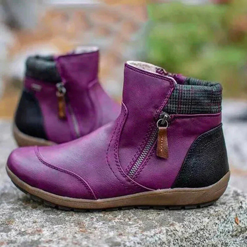 Lisa - Premium Zipper Orthopedic Waterproof Boots