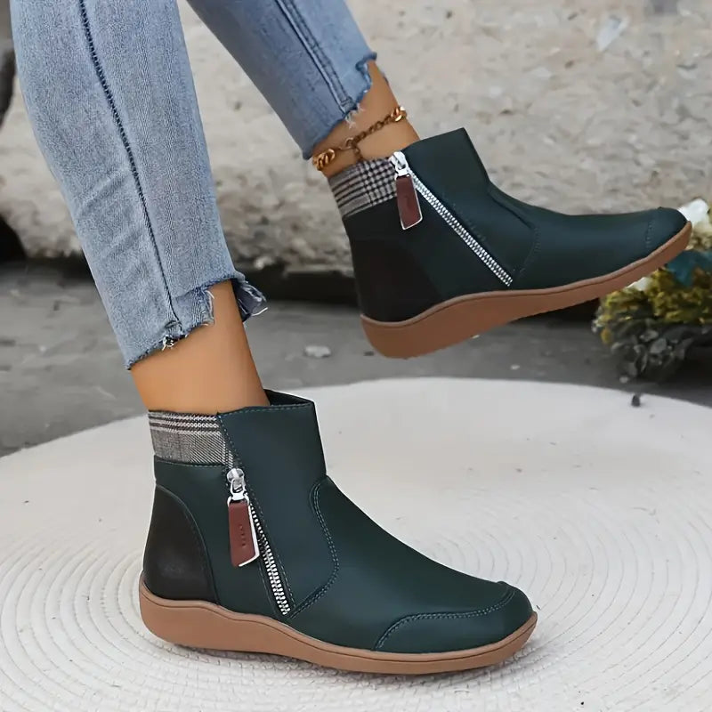 Lisa - Premium Zipper Orthopedic Waterproof Boots